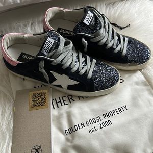 Limited edition numbered golden goose superstar